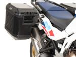 Valise Hepco & Becker Kit complet avec support - noir/Acier inoxydable