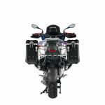 Valise Touratech Kit complet ZEGA Evo 31/31 - Support gris inclus - Anodis&eacute; noir