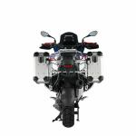 Valise Touratech Kit complet ZEGA Evo 31/31 - Support noir inclus - Anodis&eacute; gris