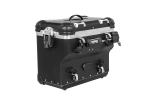 Valise Touratech ZEGA Evo X Avec d&eacute;port 45L - Anodis&eacute; noir