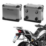 Valise Touratech ZEGA Pro 38/38 - Support gris inclus - Alu