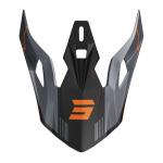 Visière TT Shot PULSE LINES BLACK ORANGE MATT