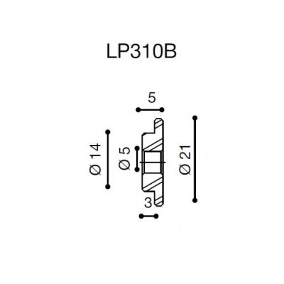 Adaptateur Proguard System Rizoma LP310B (guidon OEM)