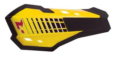 Adaptateur Prot&egrave;ge-main Racetech Coque de rechange HP2 jaune RMZ