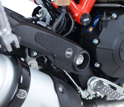 Adh&eacute;sifs anti-frottement platine repose-pieds R&G Monster 797, Scrambler 800