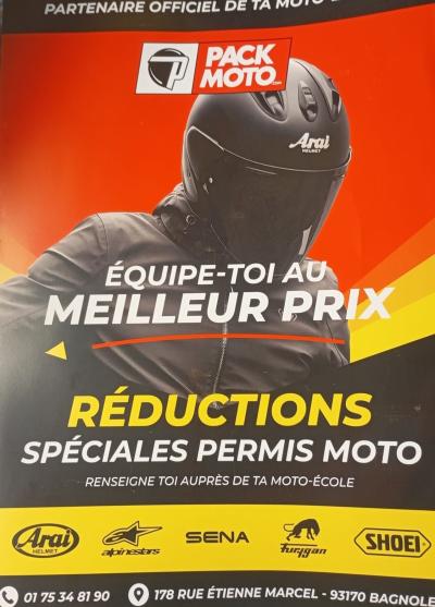 Affiche Pack-Moto (Auto/Moto Ecole)