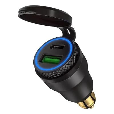 Allume cigare ADAPTATEUR DIN-USB ET USB-C TECNOGLOBE