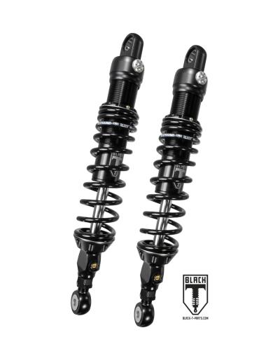 Amortisseur Touratech BLACK-T - Stage 2 (la paire) - Noir