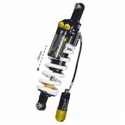 Amortisseur Touratech EXTREME (-25 mm) - Noir - Jaune