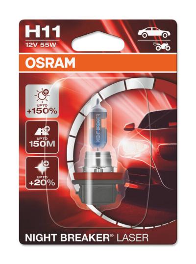 Ampoule Osram Night Breaker Laser H11 12V/55W - X1