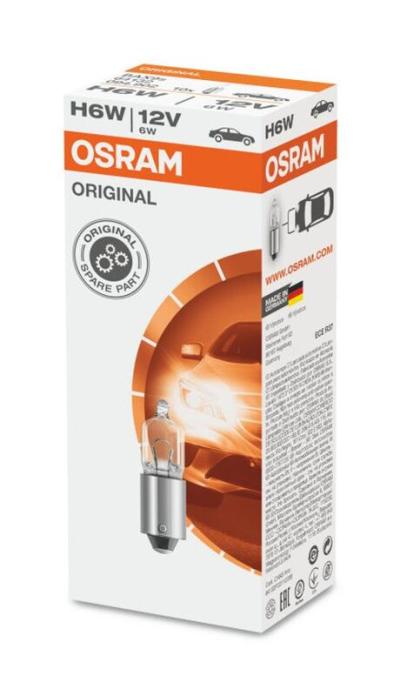 Ampoule Osram Original Line H6W 12V 6W - bo&icirc;te de 10