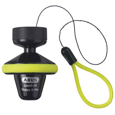 Antivol Abus VICTORY 68 III BLACK/JAUNE ROLL UP SRA
