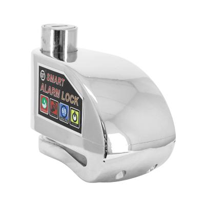 Antivol Armlock BLOQUE DISQUE ALARME SONORE DIAM 10mm 110dB CHROME CORDON RAPPEL DIMENSIONS 93x47 75 mm