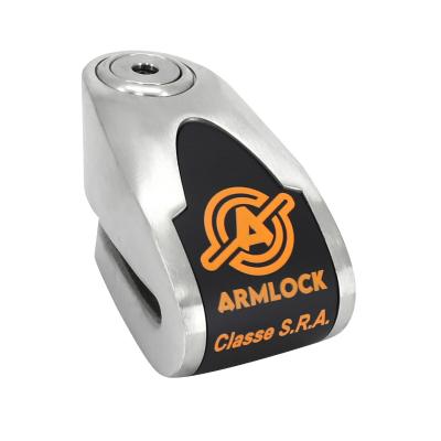 Antivol Armlock BLOQUE DISQUE CK9 INOX ALARME SONORE DIAM 10mm 120 Db CLASSE SRA GARANTIE 10 ans