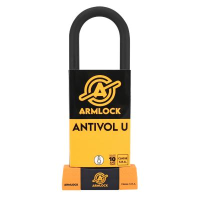 Antivol Armlock U CK4 - ORANGE 85x310 mm DIAM 18 mm CLASSE SRA