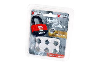 Antivol Vector Piles pour Minimax+ Alarm - 1,5V (6 pièces)