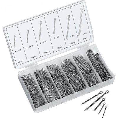 Assortiment de goupilles HI-Q TOOLS fendues (555 pièces)