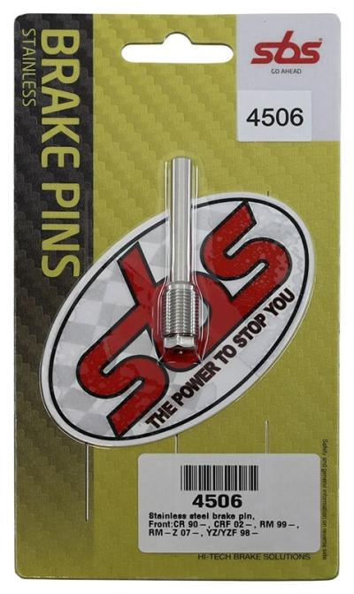 Axe de plaquettes de frein SBS HO KAW SUZ YAM 56,9x37.3mm