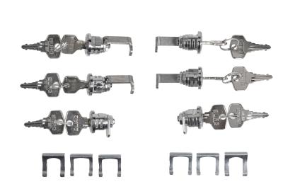 Barillet de bagagerie Touratech Pour valises ZEGA Evo - Argent