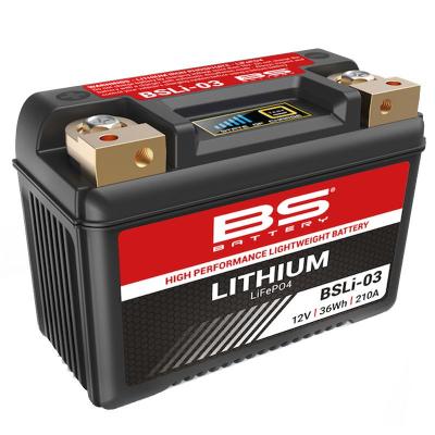 Batterie BS Battery Lithium Ion BSLi-03 (YTX9-BS- YTX7A-BS-YT9B-BS)