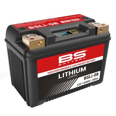 Batterie BS Battery Lithium Ion BSLi-08 (YTX14L-BS/YB16CL-B/YB16L-B/YB18L-A)