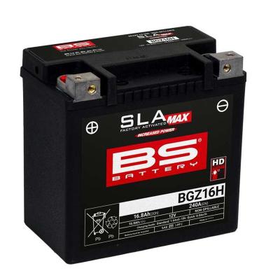 Batterie BS Battery SLA MAX BGZ16H (FA) ferme Type Acide Sans entretien/pr&ecirc;te &agrave; l'emploi