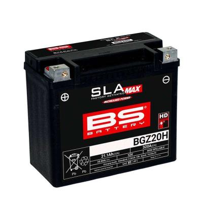 Batterie BS Battery SLA MAX BGZ20H (FA) ferme Type Acide Sans entretien/pr&ecirc;te &agrave; l'emploi