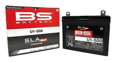 Batterie BS Battery SLA Max sans entretien activ&eacute;e usine - U1 500 FA