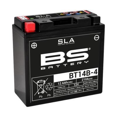 Batterie BS Battery SLA YT14B-4 /BT14B-4 ferme Type Acide Sans entretien/pr&ecirc;te &agrave; l'emploi