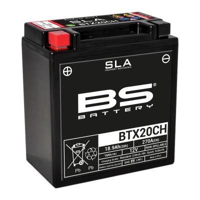 Batterie BS Battery SLA YTX20CH-BS/BTX20CH ferme Type Acide Sans entretien/pr&ecirc;te &agrave; l'emploi
