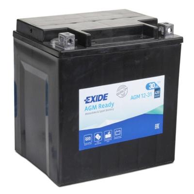 Batterie Exide AGM12-31 - Pr&ecirc;te &agrave; l'emploi - Equivalence YIX30L