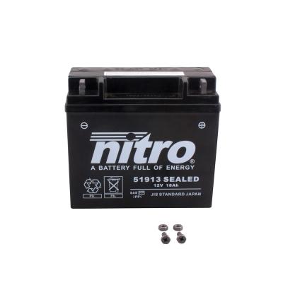 Batterie Nitro 51913 SLA FERME TYPE ACIDE SANS ENTRETIEN/PR&Ecirc;TE &Agrave; L'EMPLOI