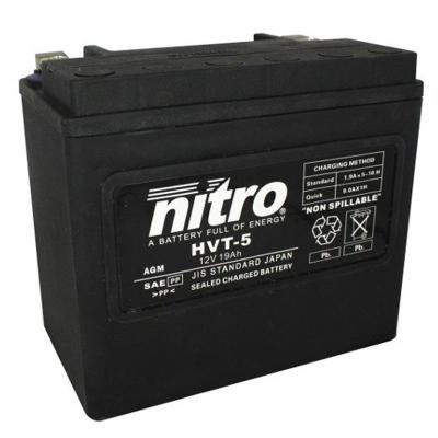Batterie Nitro HVT 05 SLA FERME TYPE ACIDE SANS ENTRETIEN/PR&Ecirc;TE &Agrave; L'EMPLOI