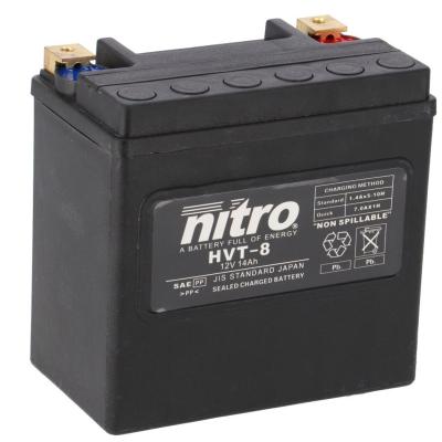 Batterie Nitro HVT 08 SLA FERME TYPE ACIDE SANS ENTRETIEN/PR&Ecirc;TE &Agrave; L'EMPLOI