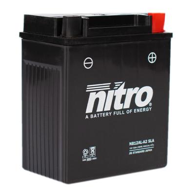 Batterie Nitro NB12AL-A2 SLA FERME TYPE ACIDE SANS ENTRETIEN/PR&Ecirc;TE &Agrave; L'EMPLOI