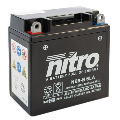 Batterie Nitro NB9-B SLA FERME TYPE ACIDE SANS ENTRETIEN/PR&Ecirc;TE &Agrave; L'EMPLOI
