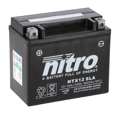 Batterie Nitro NTX12 SLA FERME TYPE ACIDE SANS ENTRETIEN/PR&Ecirc;TE &Agrave; L'EMPLOI