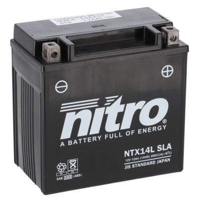 Batterie Nitro NTX14L SLA FERME TYPE ACIDE SANS ENTRETIEN/PR&Ecirc;TE &Agrave; L'EMPLOI