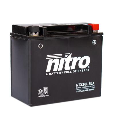 Batterie Nitro NTX20L SLA FERME TYPE ACIDE SANS ENTRETIEN/PR&Ecirc;TE &Agrave; L'EMPLOI