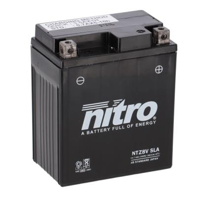 Batterie Nitro NTZ8V SLA FERME TYPE ACIDE SANS ENTRETIEN/PR&Ecirc;TE &Agrave; L'EMPLOI