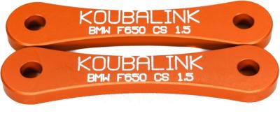 Biellette de suspension Koubalink Kit de rabaissement de selle (38.1 mm) orange
