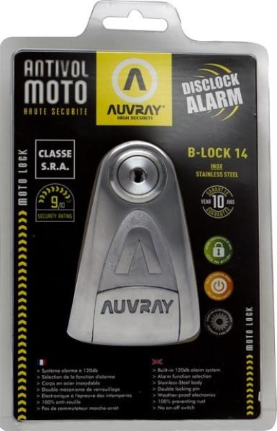 Bloque Disque Auvray SRA B-Lock 14 avec Alarme