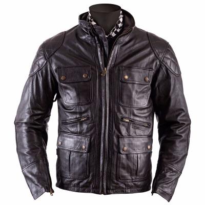 Blouson Moto Helstons HUNT - cuir RAG