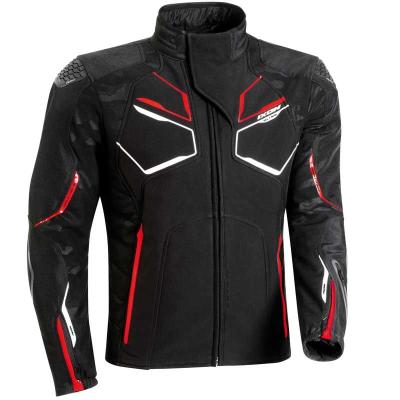 Blouson Moto Ixon CELL - BLACK WHITE RED