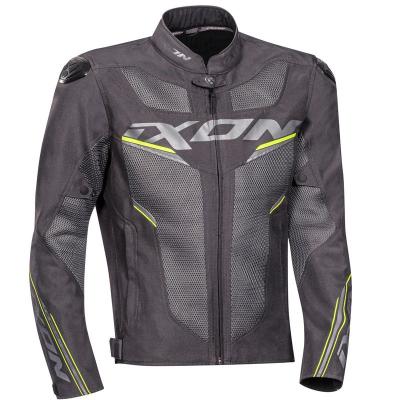 Blouson Moto Ixon DRACO - ANTHRACITE GRIS JAUNE VIF