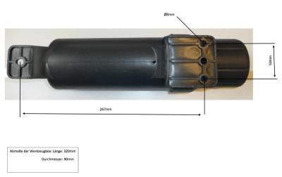 Boite &agrave; outils Hepco & Becker Pour support de valise lat&eacute;rales - noir