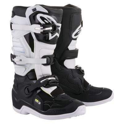 Bottes cross Alpinestars STELLA TECH 3 - BLACK WHITE 2023