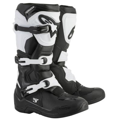 Bottes cross Alpinestars TECH 3 - BLACK WHITE 2023