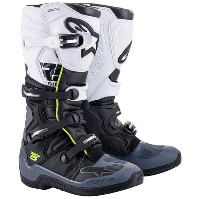 Bottes cross Alpinestars TECH 5 - BLACK DARK GRAY WHITE 2025
