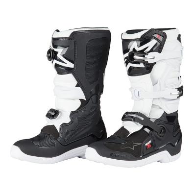 Bottes cross Alpinestars TECH 7S BLACK WHITE ENFANT